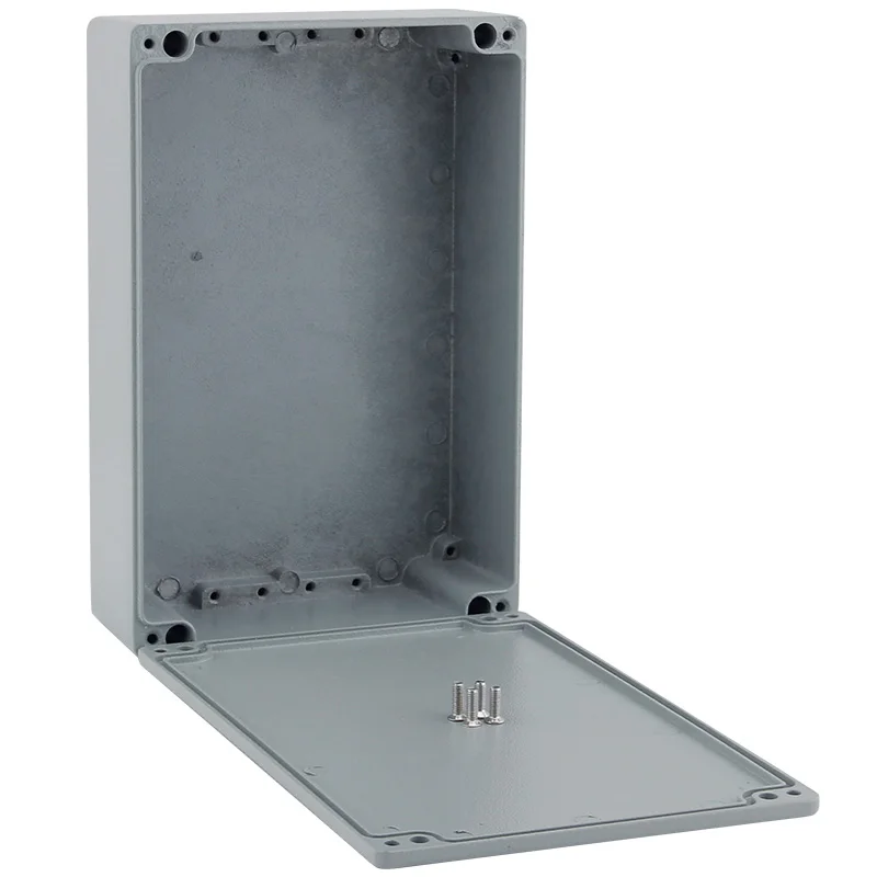 Cast aluminum junction box metal button box power aluminum alloy wire indoor and outdoor waterproof terminal electronic enclosure case electrical junction box electrical box electrical distribution box