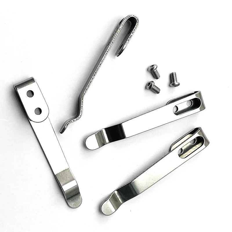 17 Sizes Stainless Steel Back Clip for DIY Folding Pocket Knife Tool DIY  Accessories Folding Knife