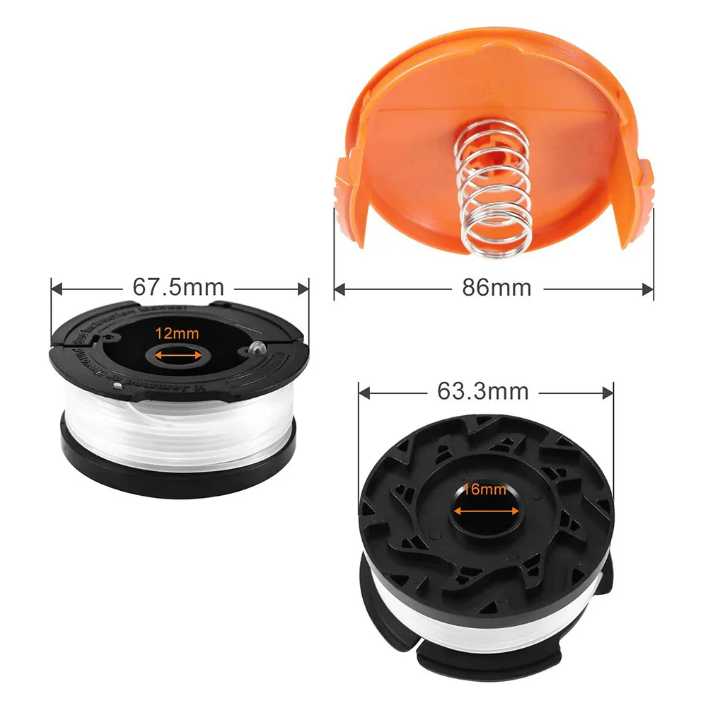 Grass Trimmer Spool For Black Decker Cap AF100 GL280, GL301, GL425, GL430  Lawn Mower Replacemen Tparts AF100 Thread Spool Cap - AliExpress