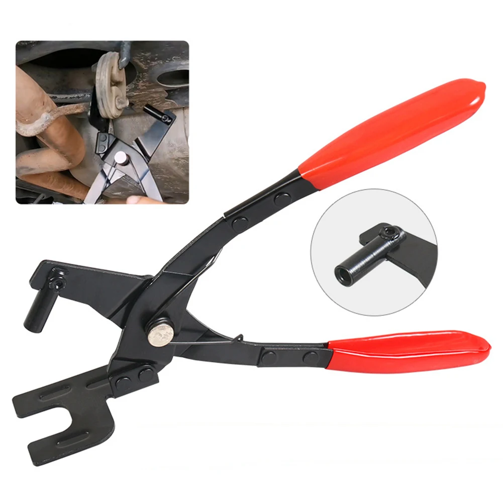 

Car Exhaust Hanger Removal Universal Plier Pipe Rubber Gasket Puller Tool Car Exhaust Hanger Removal Plier