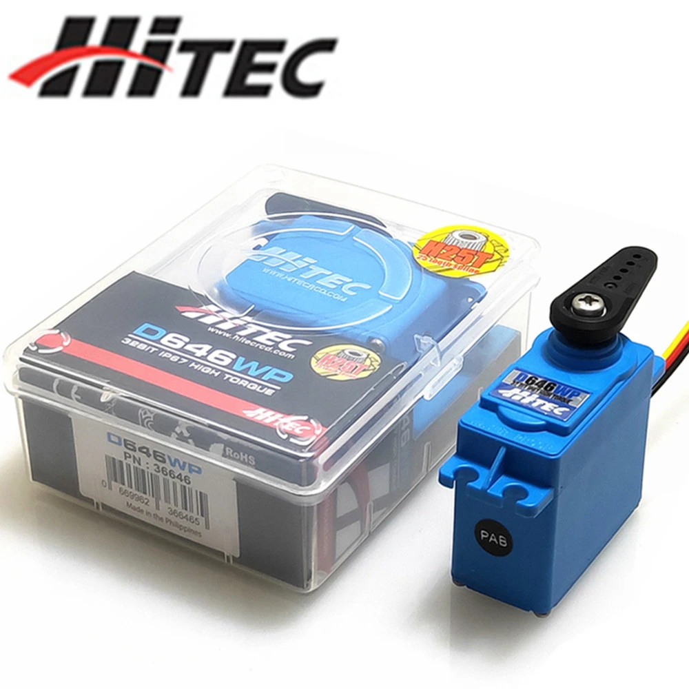 HITEC D646WP Waterproof High Torque Metal Gear Servo Programming