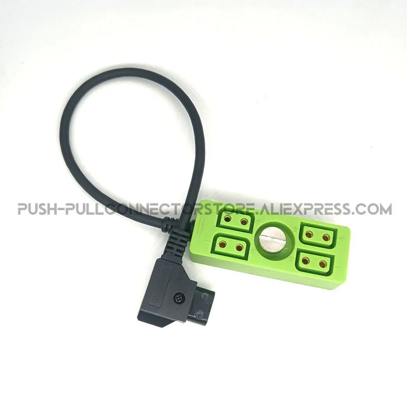 Weiches, flexibles Kabel, 1/4-Zoll-Schraubanschluss, D-TAP auf 4D-TAP-Buchse, Stromverteiler für Kameras, D-TAP-Splitter für TITLA. – Detail 7