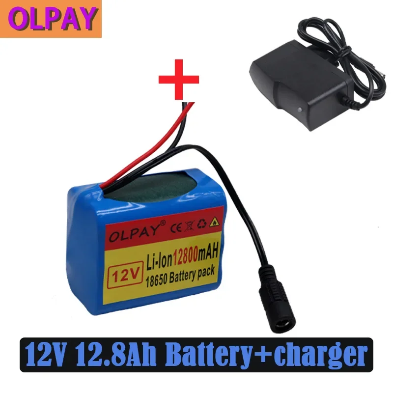 

3S2P 12V 12800mah battery 18650 Li-ion 12.8 Ah Rechargeable batteries with BMS Lithium Battery packs Protection Board Charger