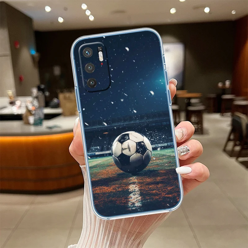 Sleek Football Soccer-Themed Phone Case