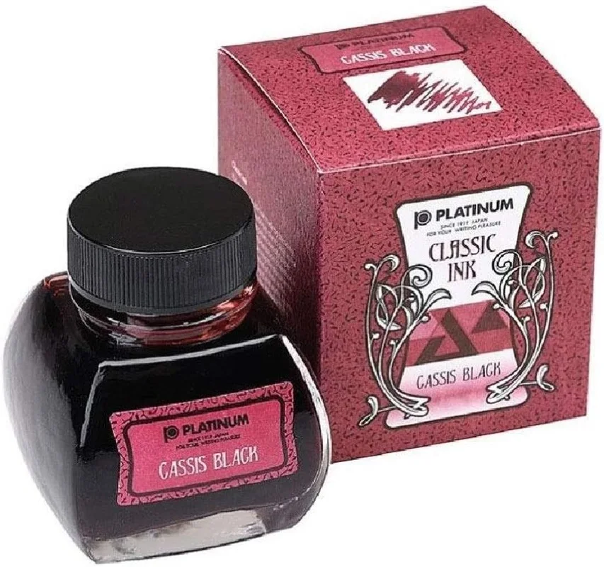 플래티넘 클래식 잉크 60ml, 방수 컬러 잉크, 일본산