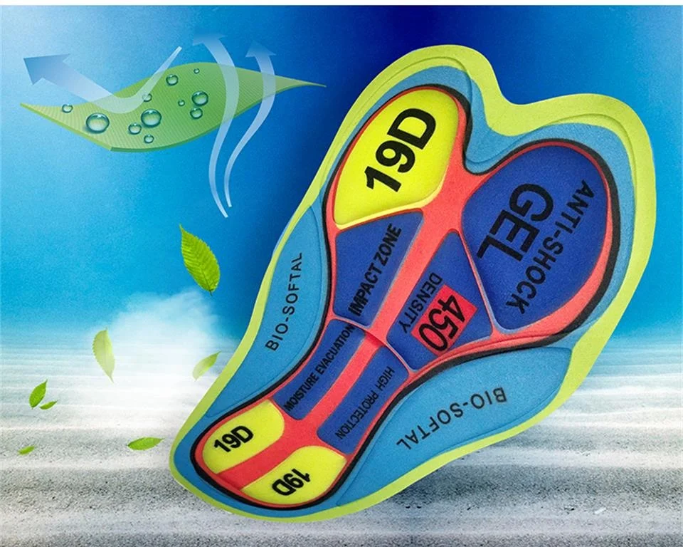 Description Picture 3 of item2025SOUDAL Cycling Shorts Men's Riding Shorts Summer MTB Bicycle Short Tights pants 19D Gel Pad Bike Team Racing Wear ciclismo