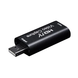 Ultra HD 4K Video Capture Device for High-Definition Recording & Streaming (Black)