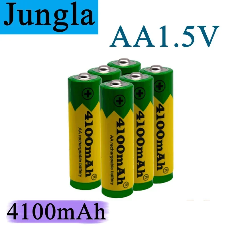 

Brand AA Rechargeable Battery 4100mah 1.5V New Alkaline Rechargeable Batery for Led Light Toy Mp3