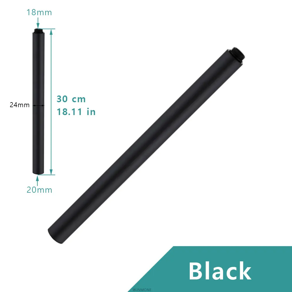 Shower Extender Bathtub Shower System Extension Bar Faucet Set Extension Tube Bathroom Accessories shower head extender shower pipe extension 30cm