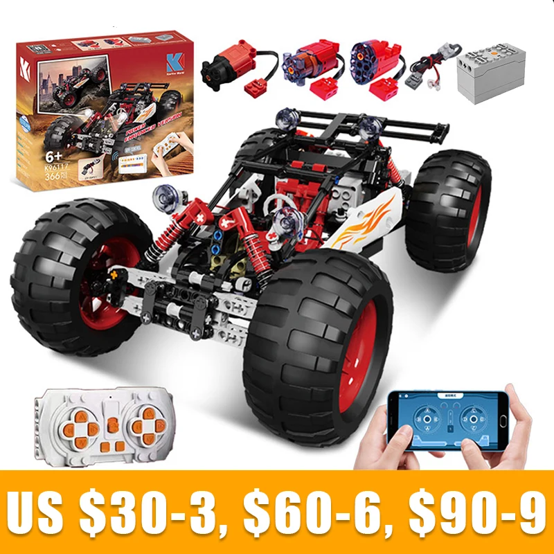 Technical-Racing-Car-K96117-SUV-APP-Remote-Control-Moter-Power-Bricks ...