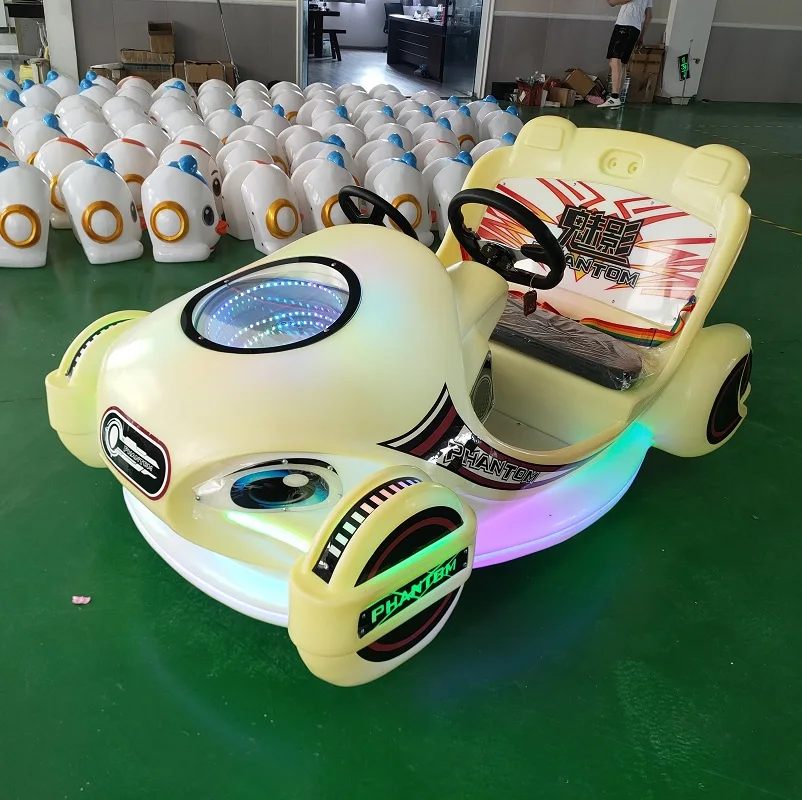 Phantom Outdoor indoor Amusement park kiddie rides electric battery operate luminous light up bumper cars for kids and adults