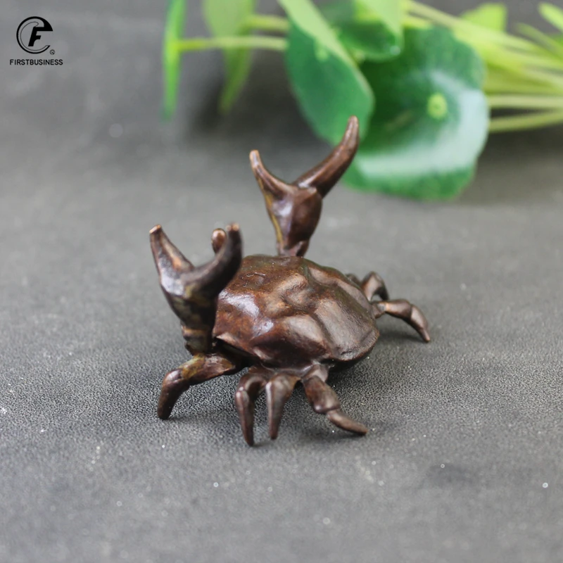 古銅鋳銅 蟹 蜂 置物 盆景 C R6780E 古銅鋳銅 蟹 蜂 置物 盆景 C R6780E