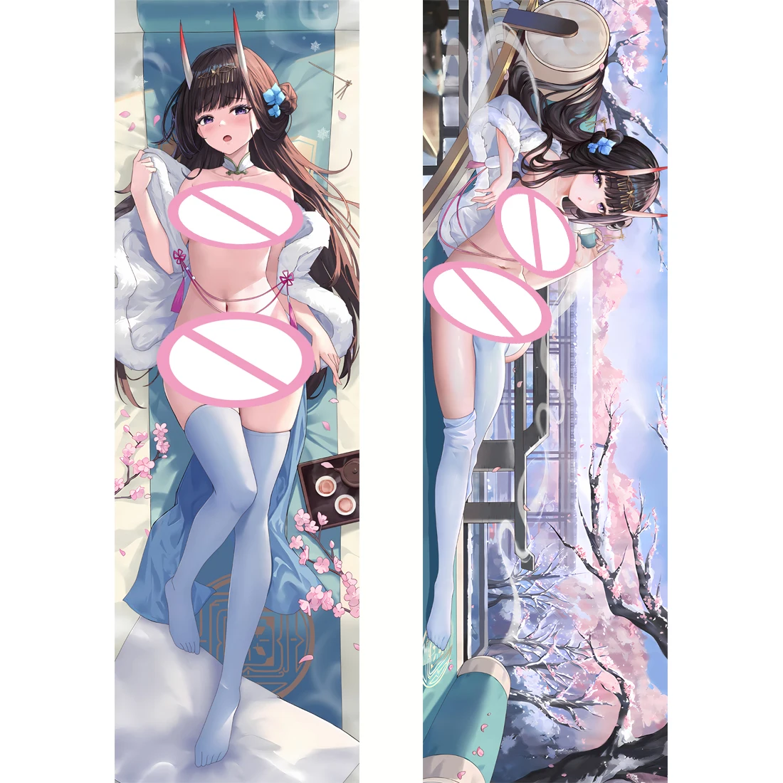 

Azur Lane アズールレーン IJN Noshiro Dakimakura Waifu 2WAY Hugging Body Pillow Case Gift Anime Sexy Pillow Case Otaku Cushion Cover