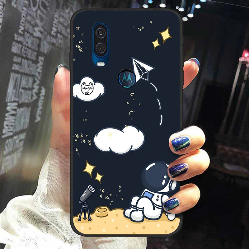 mobile flip cover For Moto One Action Case Silicone Soft TPU Astronaut Cartoon Phone Cases For Motorola One Vision Cover For Moto One Macro ZoomFor Moto One Action Case Silicone Soft TPU Astronaut Cartoon Phone Cases For Motorola One Vision Cover For Moto One Macro Zoom designer phone pouch Cases & Covers