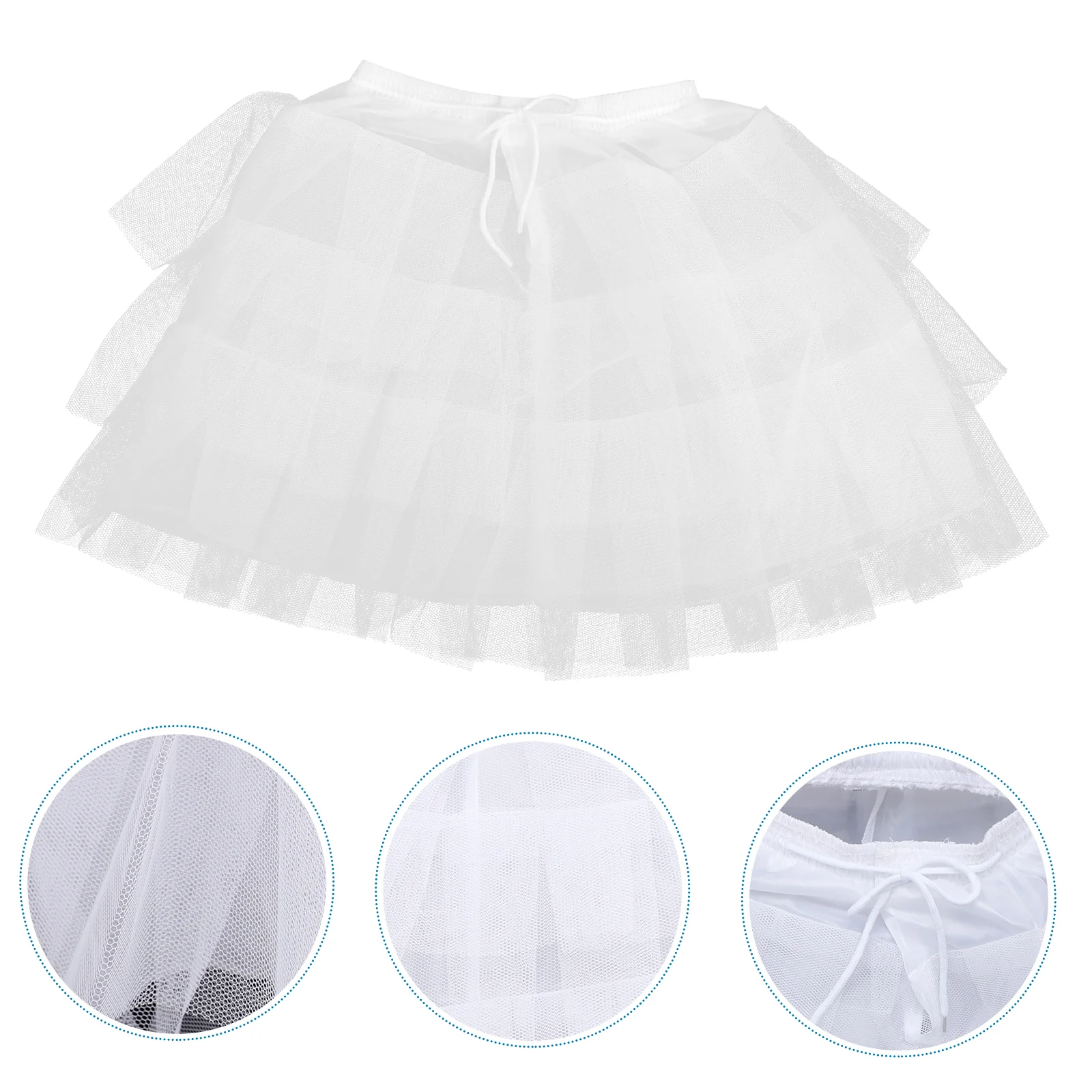 Wedding Dress Skirt Underskirt Cosplay Petticoat Women's Skirts Short