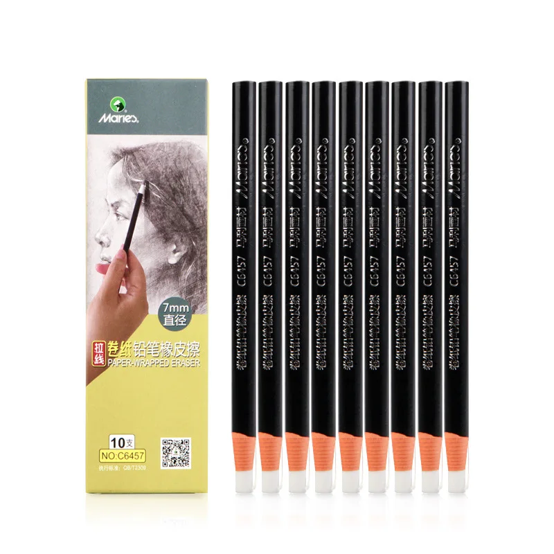 New Pen-shaped High-gloss Roll Paper Eraser Is Not Easy To Dirty Professional Art Sketch Comics Modification Stationery 2