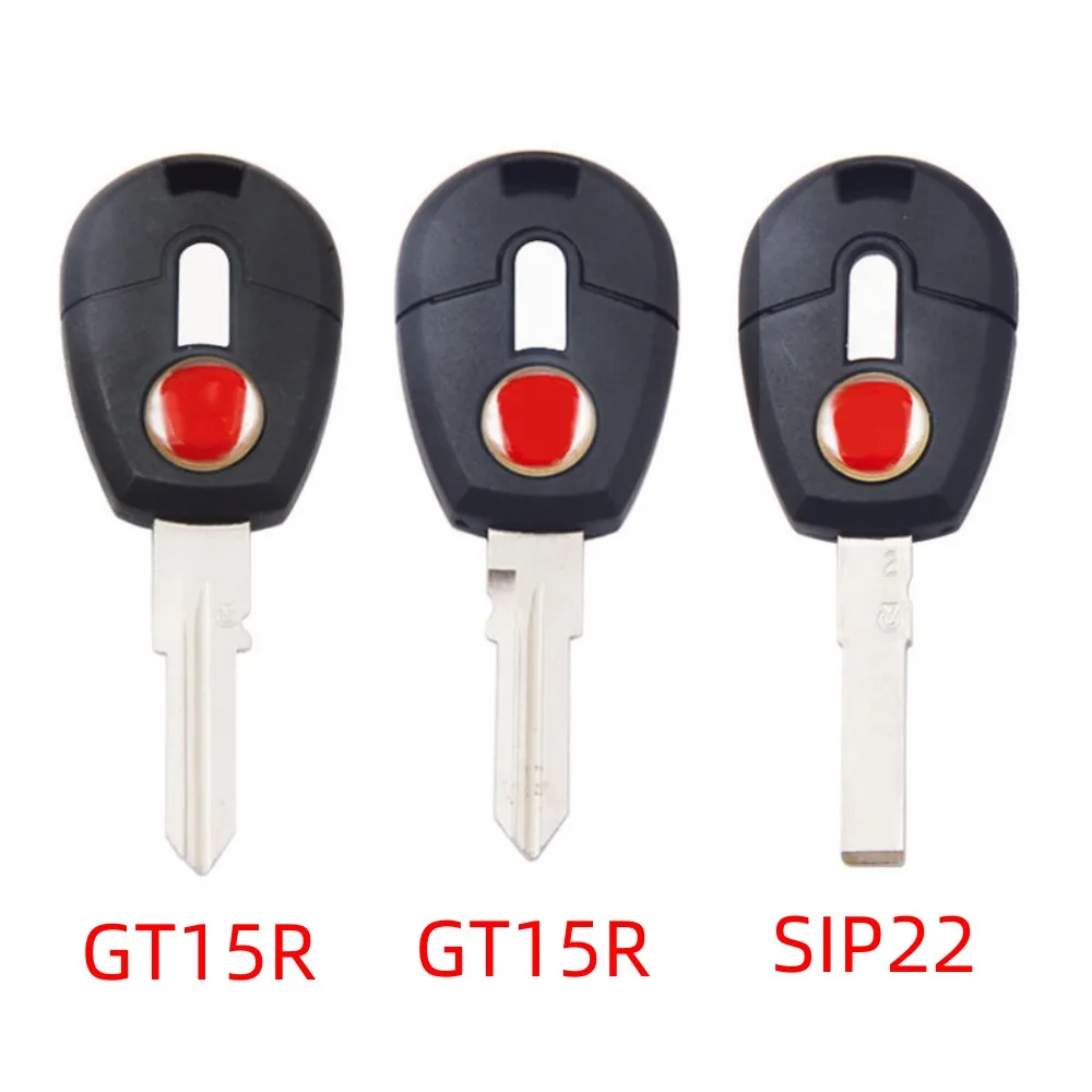 Keychannel 5/10/20/30pcs Car Transponder Key Chip Key Head Vehicle Spare Key for Fiat Positron EX300 With SIP22 GT15R Key Blade