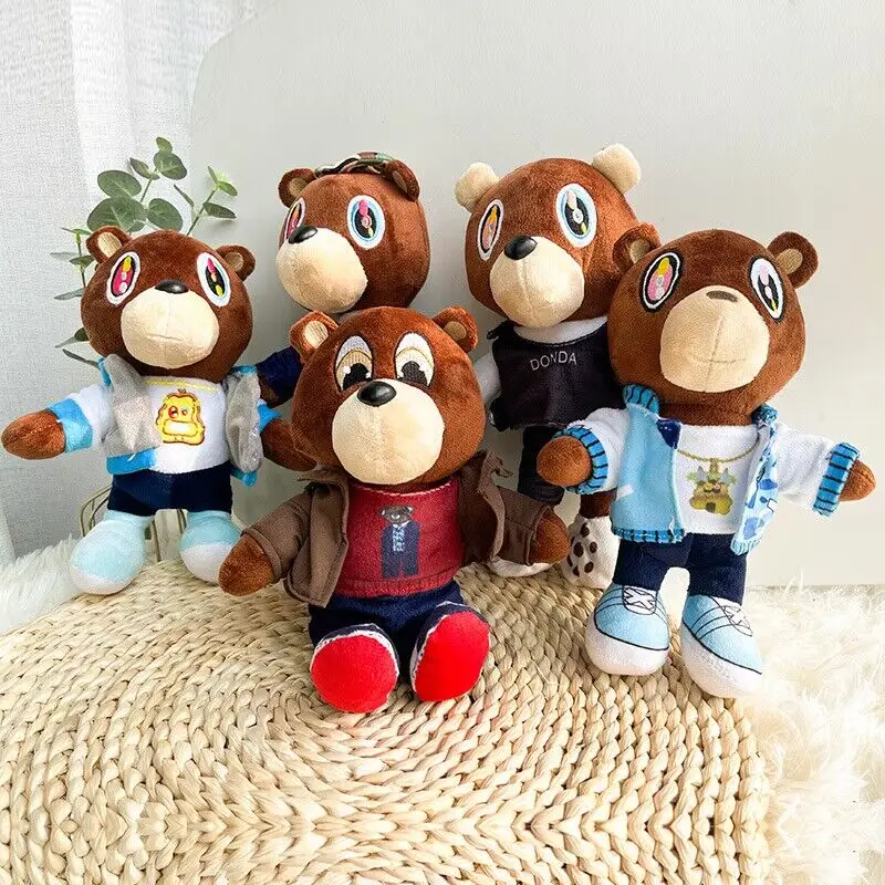 

Kanye West Teddy Bear Plush Toy I Wonder Kanye Graduation Bear North West Dolls For Kids Christmas Birthday Gifts