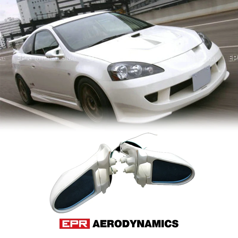 For Honda 0206 Integra Dc5 Acura Rsx Aero Mirror Ganador Style Frp
