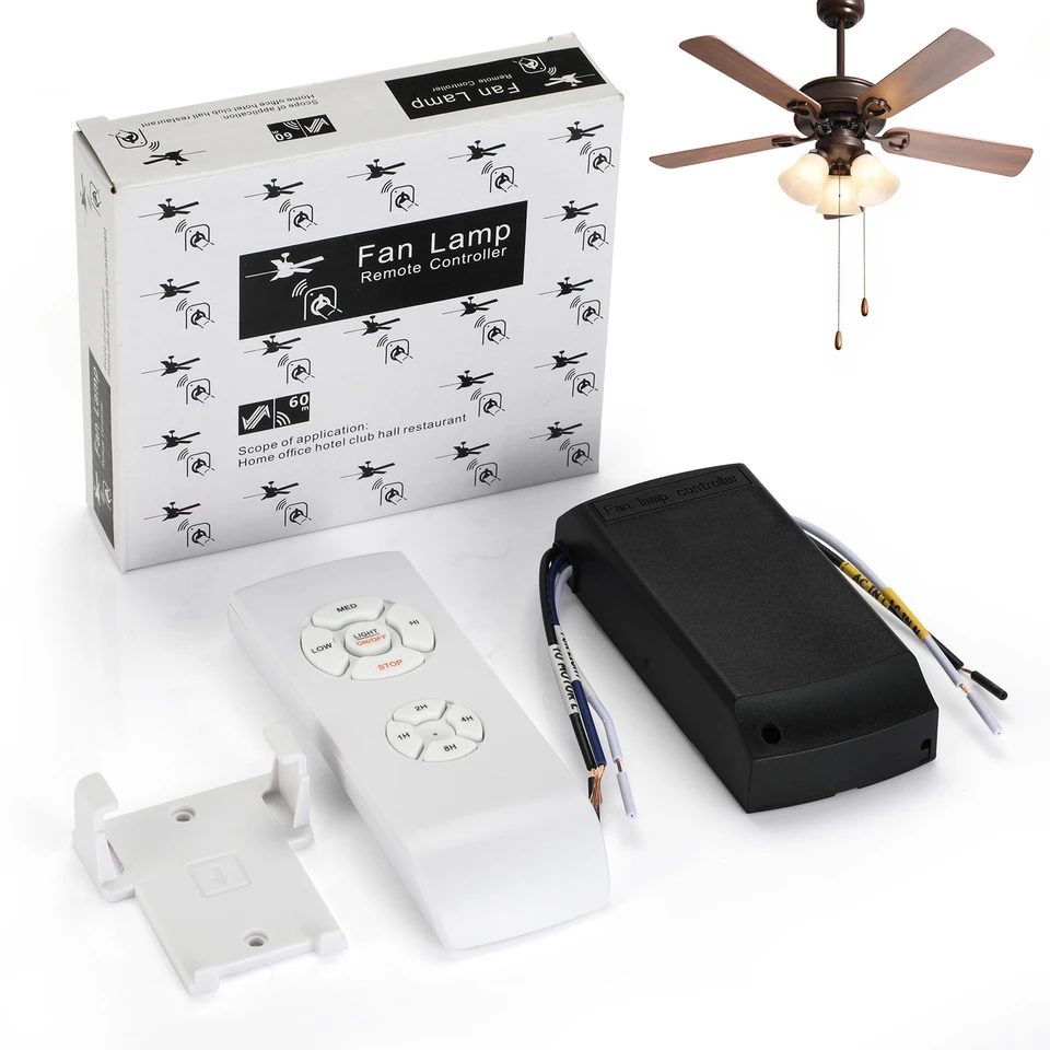 Universal Ceiling Fan Remote Control Kit with Timer