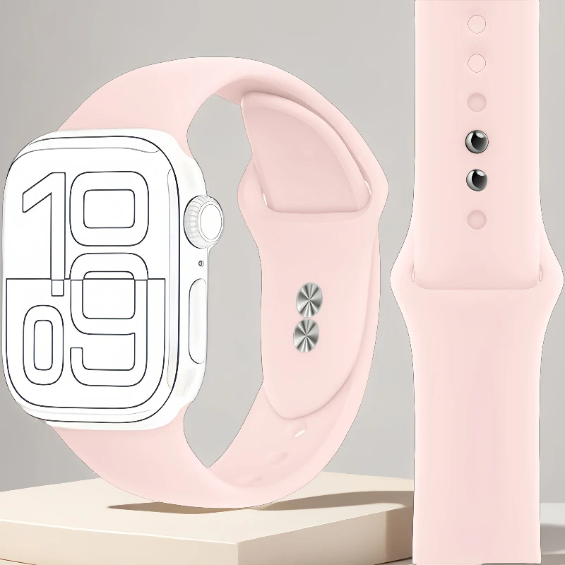 Premium Sport Soft Silicone Watch Band - Durable Rubber Strap