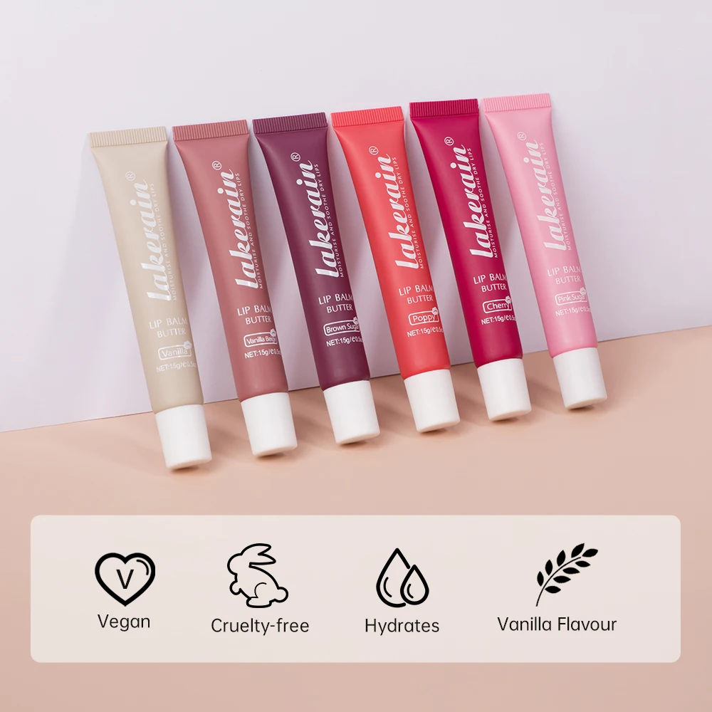 Crystal Lip Balm Butter Soft Tube Moisturizing Lip Gloss Oil Nude Brown Plumping Transparent Lip gloss Beauty Cosmetics Makeup 4