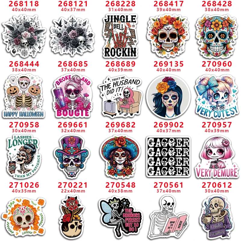 Resin Crafts for DIY, Halloween Flatback, Hair Bows, Planar, Phone Decorations, PR268118, 10 Pcs