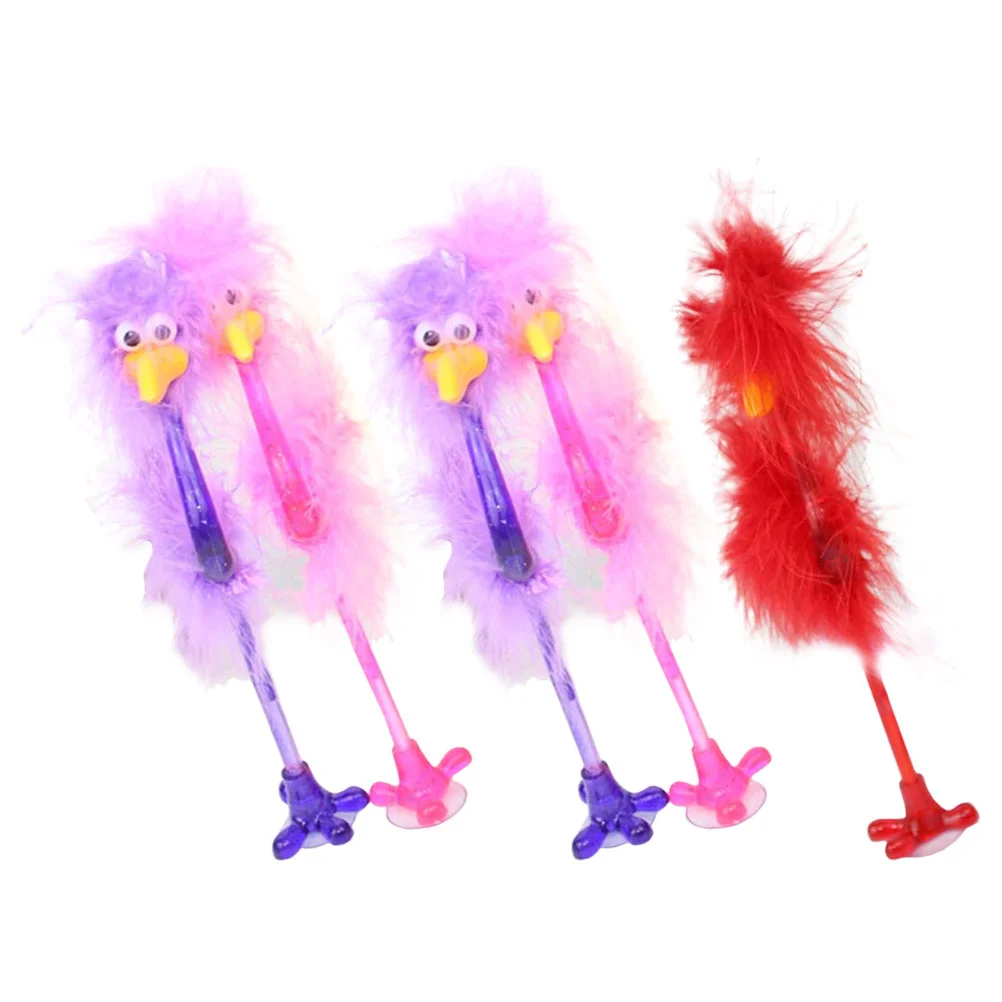 

5pcs Ostriches Shaped Pen Delicate Gel Pens Cartoon Gel Pens Funny Pens for Gifts