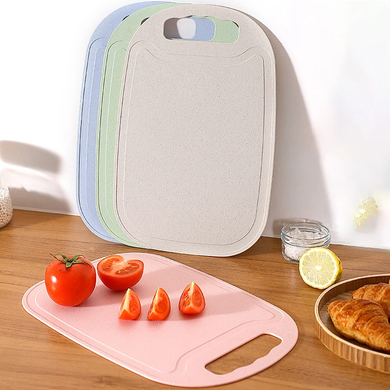 NonslipPlasticCuttingBoardFoodFruitChoppingBlockMatKitchen