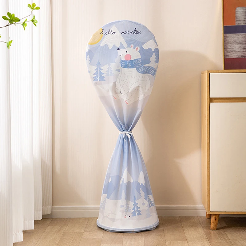 Portable Dustproof All-inclusive Electric Fan Dust Cover Household Floor Fan thumbnail 3