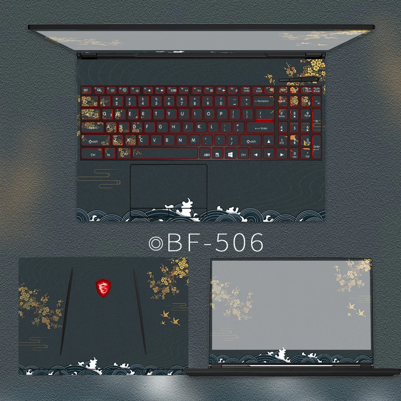 Dazzle Vinyl Special Laptop Sticker Skin Cover Decalcomania Guard Per Msi Katana Gf76 17"