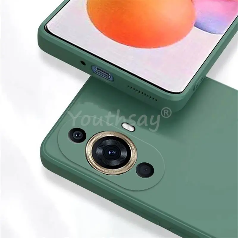Silicone Liquid Phone Case - Plain Rubber TPU Protector Cover