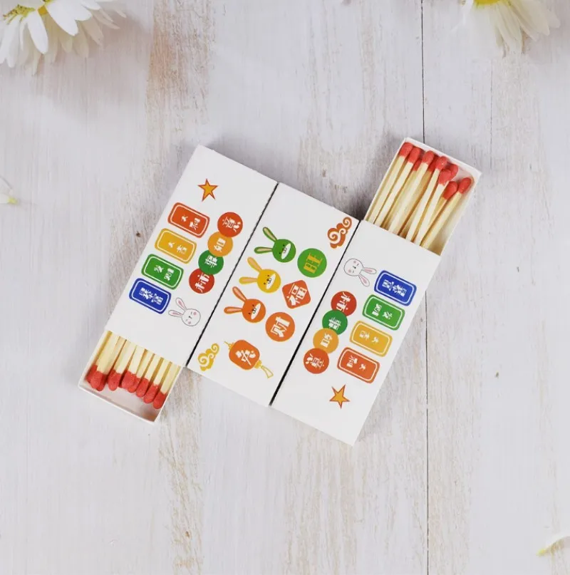 Art Matches Cigar Ignition Lighting Life Tools Gift Creative Rabbit Personalized Children Fun Pattern Box Gift Matches