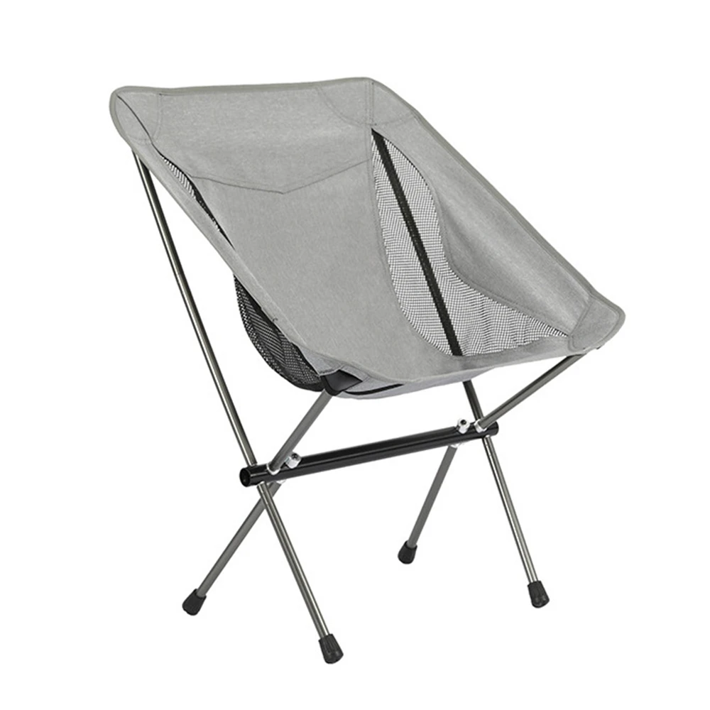 

Outdoor Camping Chair Folding Fishing Chair Travel Portable Moon Chair Leisure Chair Beach Chair Aluminum Alloy Backrest Seat