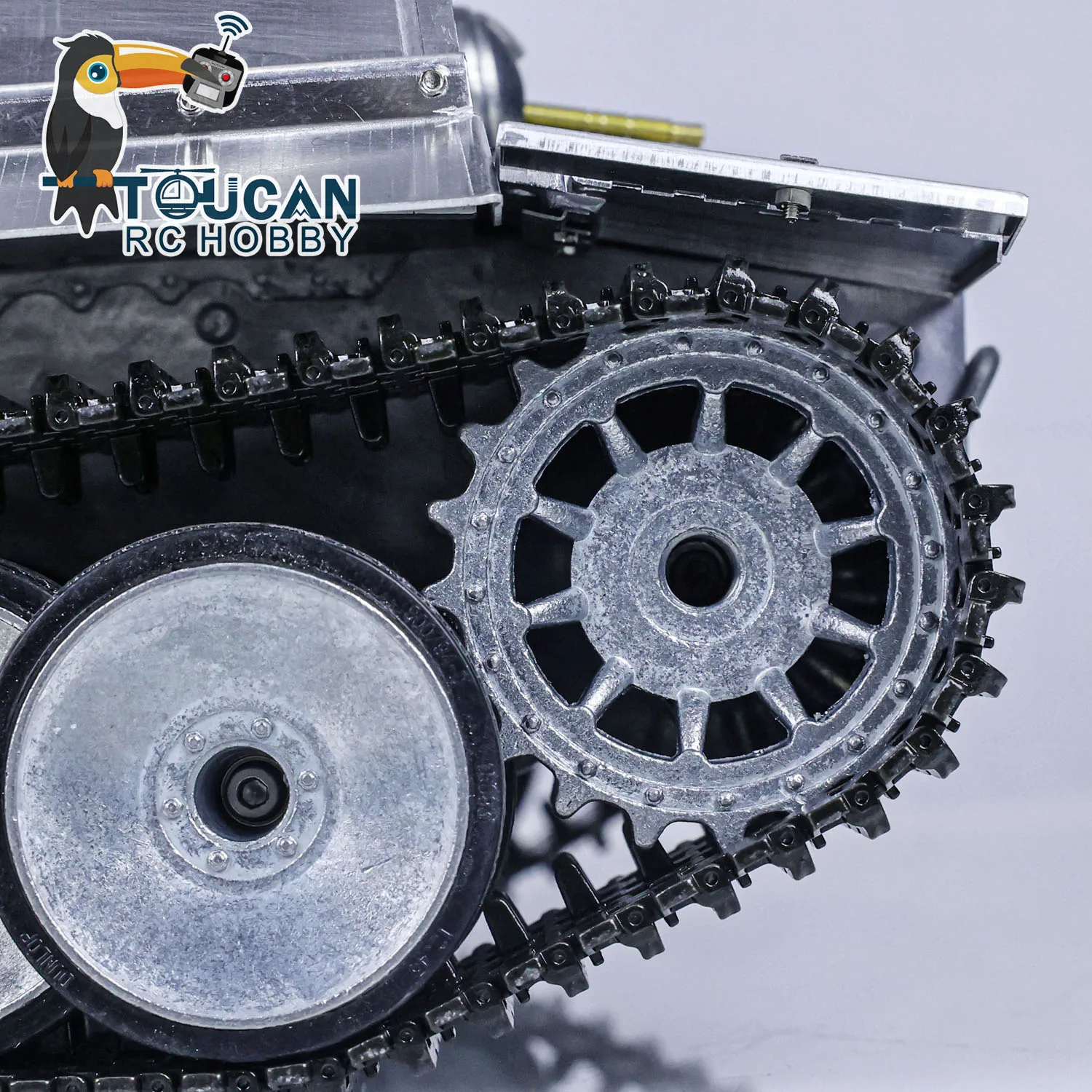 Mato 1/16 Scale RC Metal Tank German Tiger I Infrared Version KIT/RTR Radio Control Tanks Model Metallic Color 1220 Toys TH00644 6