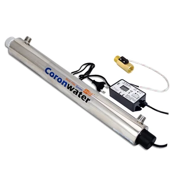 SDE-025กรองน้ำสำหรับใช้ในครัวเรือนแบบ Coronwater 6GPM ultr aviolet พร้อมสวิตช์การไหล 1