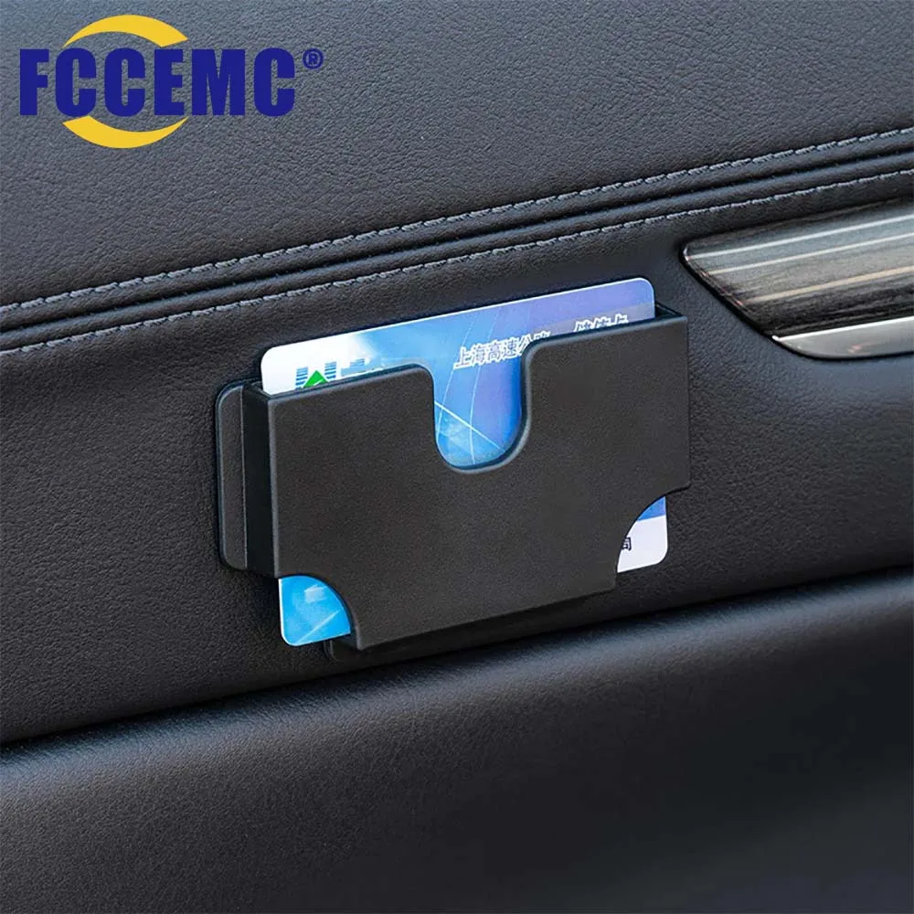 Adhesive Car Interior Multi-Function Card Organizer and Storage Box