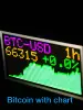 GeekMagic 8inch Big Wall Weather Clock and Stock Bitcoin Price Ticker Display with Big Pixel Screen 1