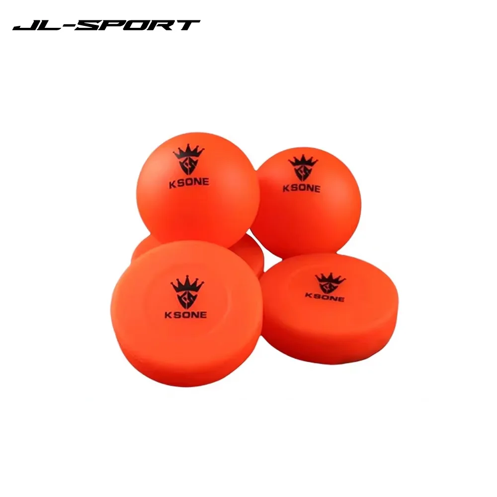 2pcs Ice Hockey Pucks Roller Road Hockey Round Roller No-Rebound Ball Street Ice Hockey Training Puck Sports Supplies 6