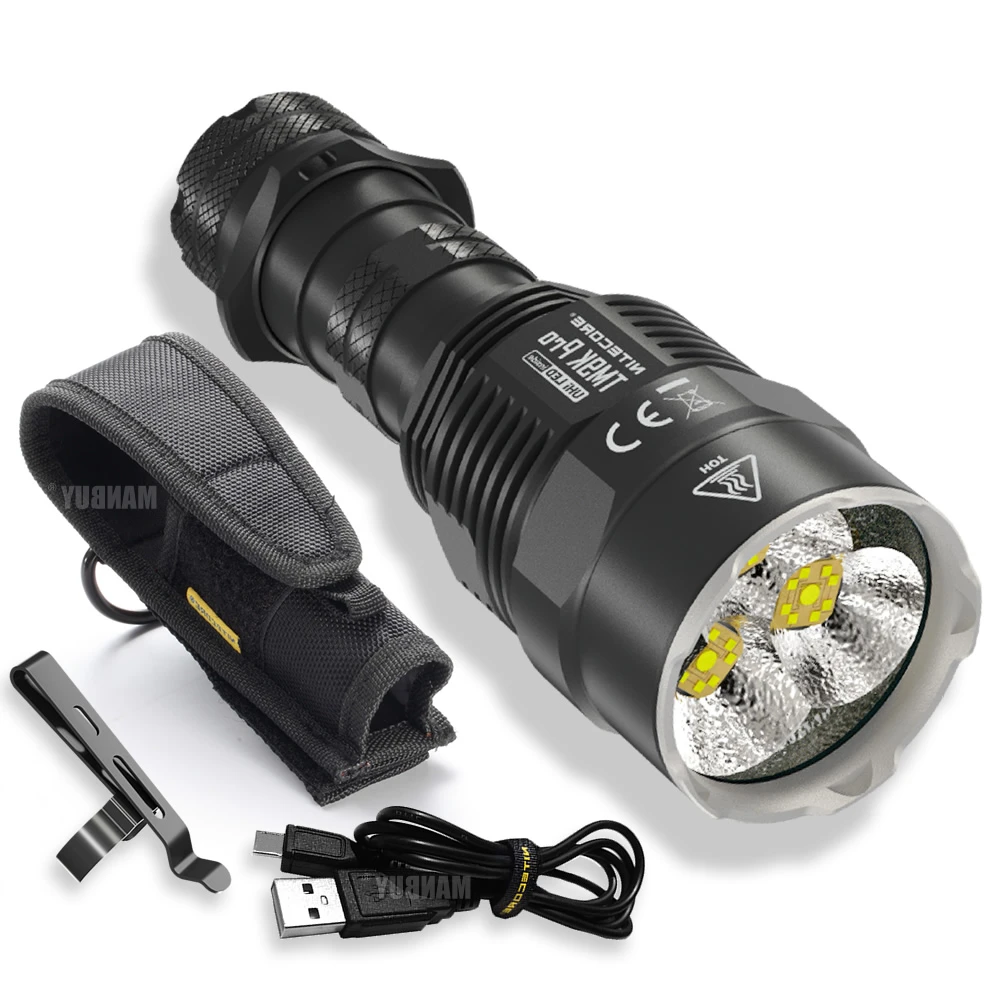

Sale Nitecore TM9Kpro 9900LMs White Light Spotlight 5000mAh Li-ion Battery USB-C Charging Military Outdoor Search SAR Flashlight