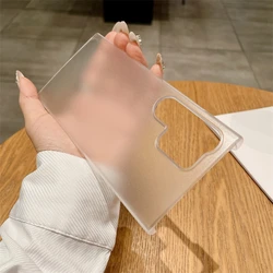 Ultra Thin Matte Frameless Shockproof Case - Slim Translucent Hard PC Cover - Samsung Galaxy Note10 Plus (Matte Clear)