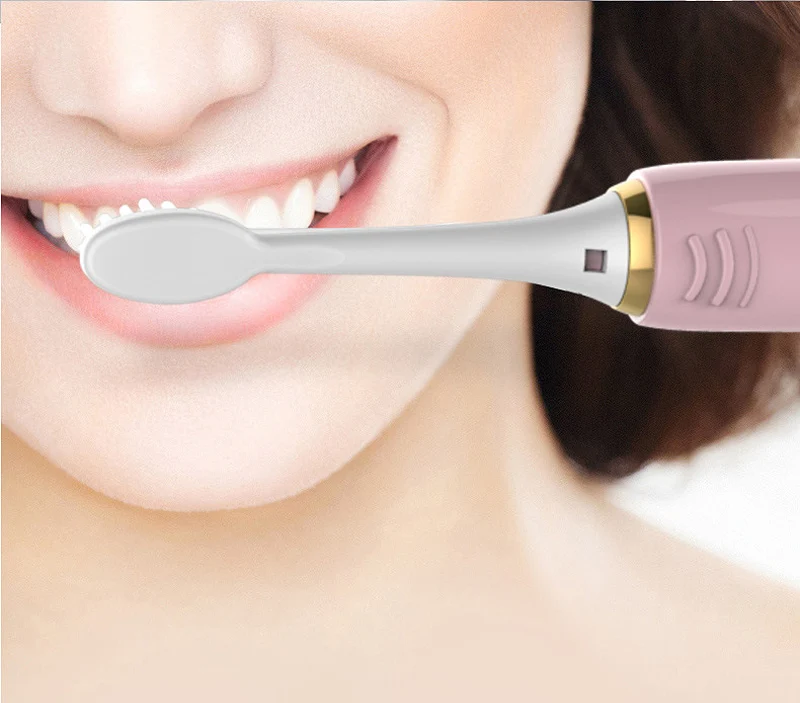 Description Picture 5 of itemNew Smart Electric Toothbrush USB Rechargeable Teeth Clean Whitening Sonic Toothbrush Timing Tooth Brush With Replacement Heads