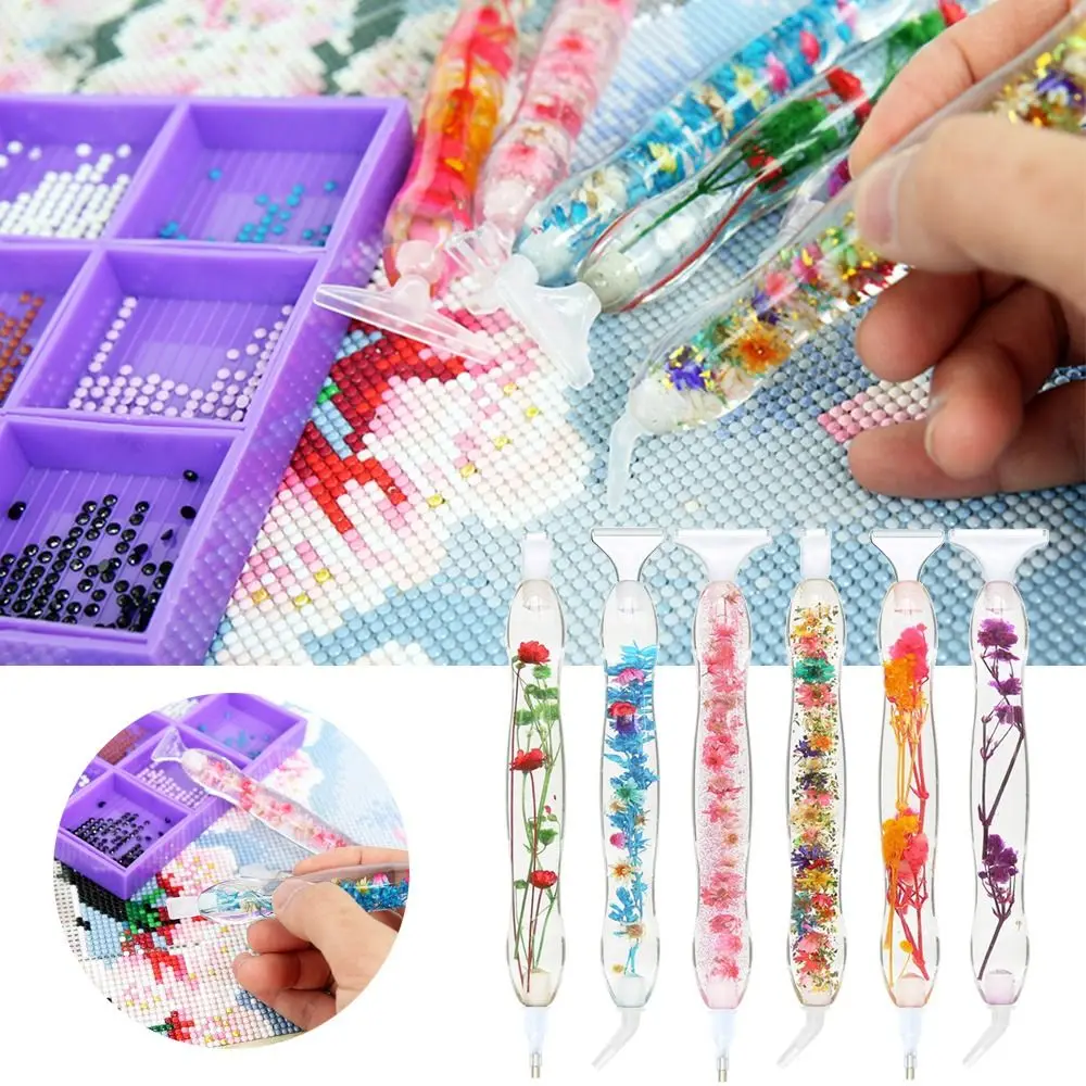 Resin Diamond Painting Pen Point Drill Pen Plastic Replace Head 5D Diamond Painting Accessories Tool Cross Stitch diamond painting accessories diamond painting pen