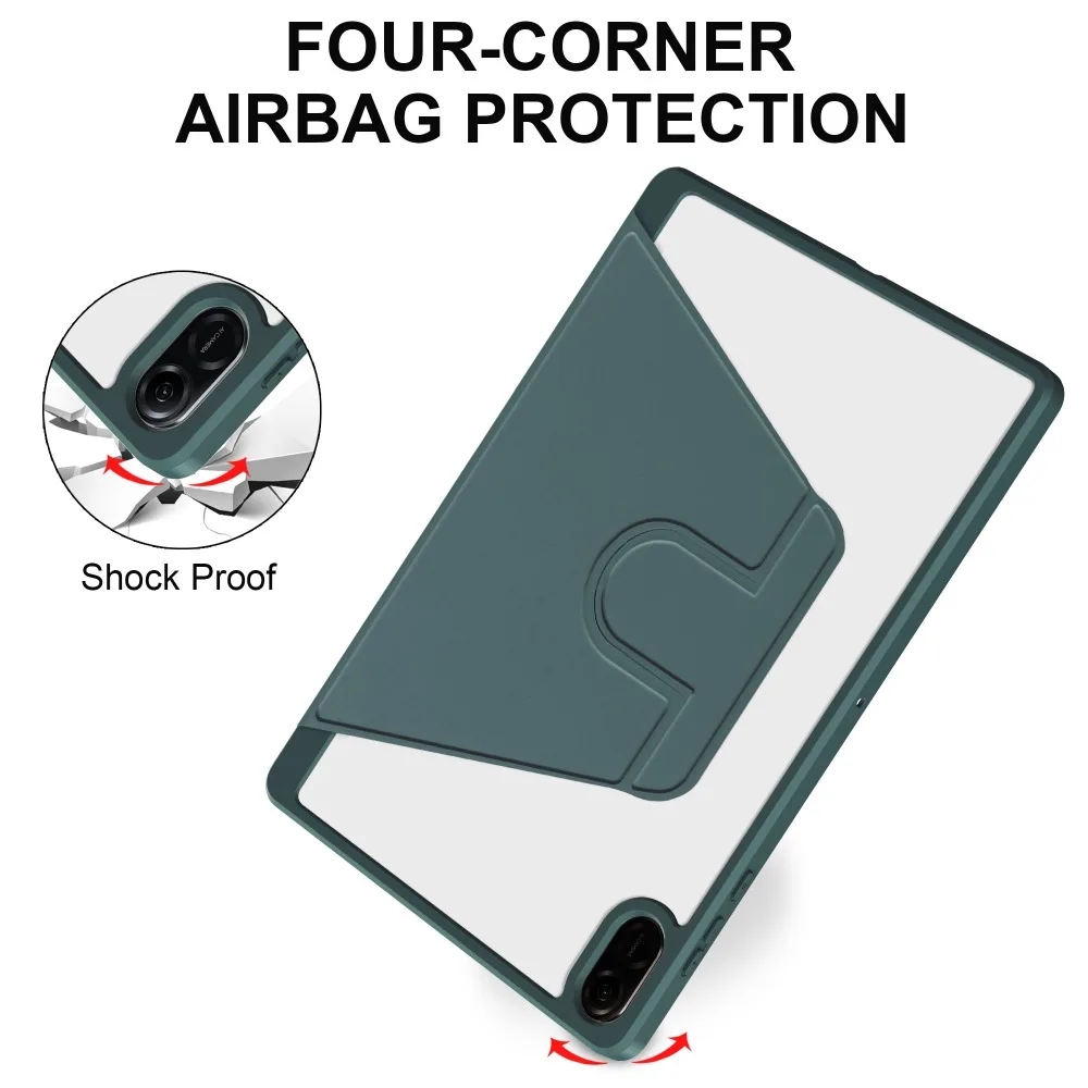 Enhanced Tablet Case with Pencil Holder and 360-Degree Rotation