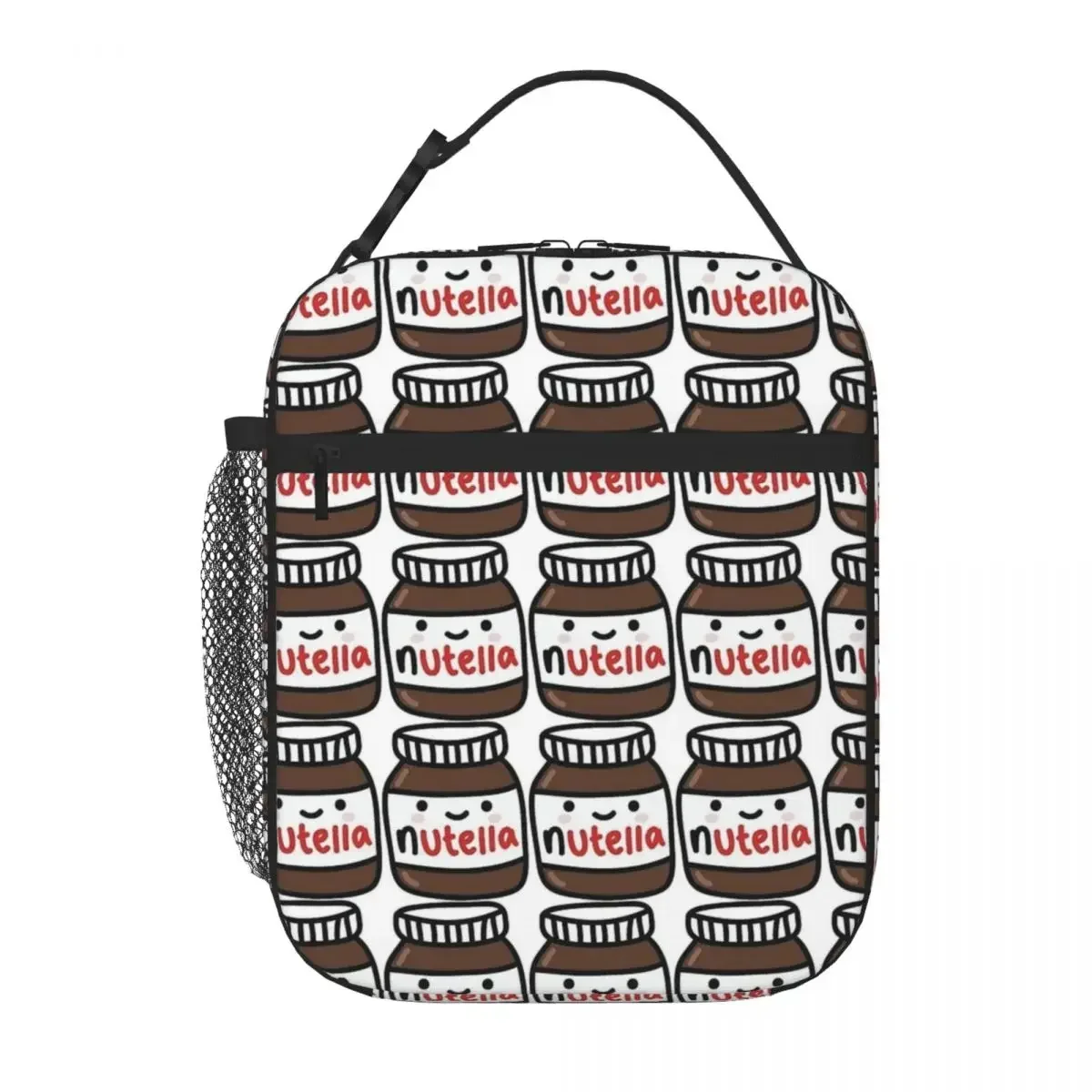 

Nutella Cartoon Insulated Lunch Bag Cooler Bag Meal Container Leakproof Tote Lunch Box Bento Pouch Work Outdoor