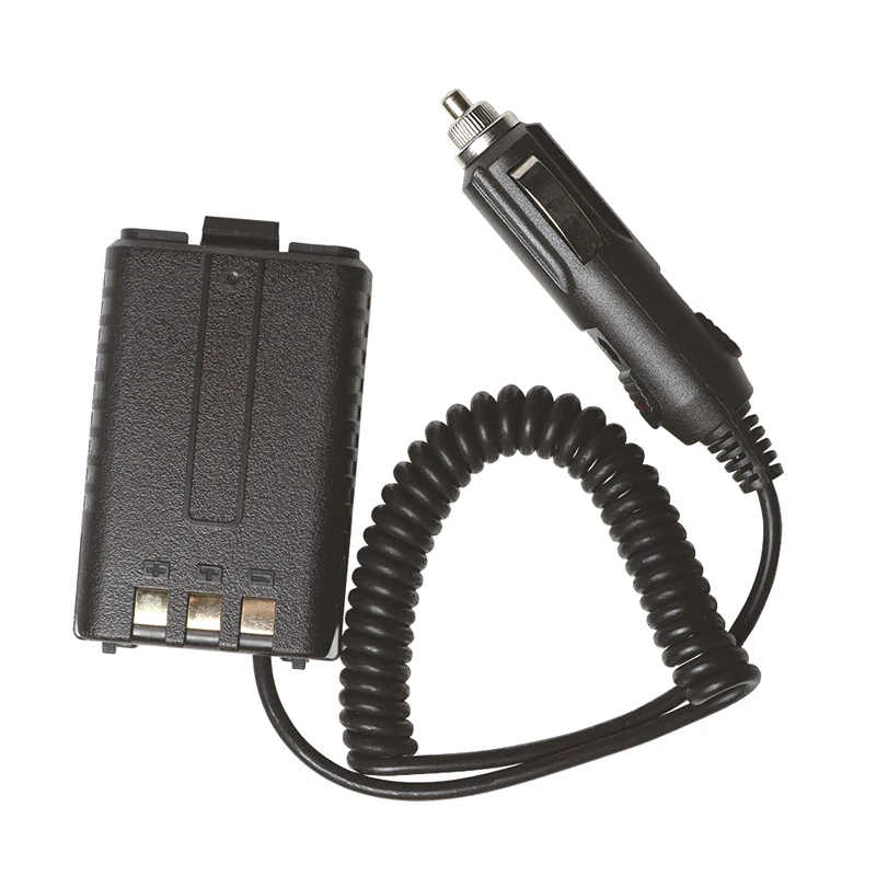 12V Car Charger Battery Eliminator For Dual Band Radio UV-5R UV-5RE UV-5RA Two Way Radio Walkie Talkie Accessories