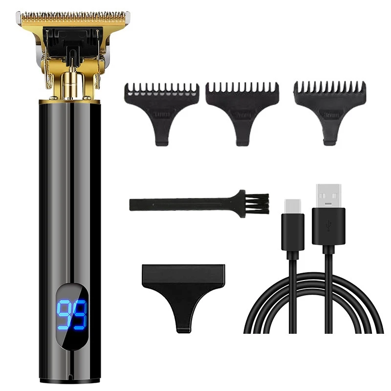 SANQ Hair Clippers Men Electric Beard Trimmer Professional Hair Cutting Machine Digital Display Rechargeable Cordless