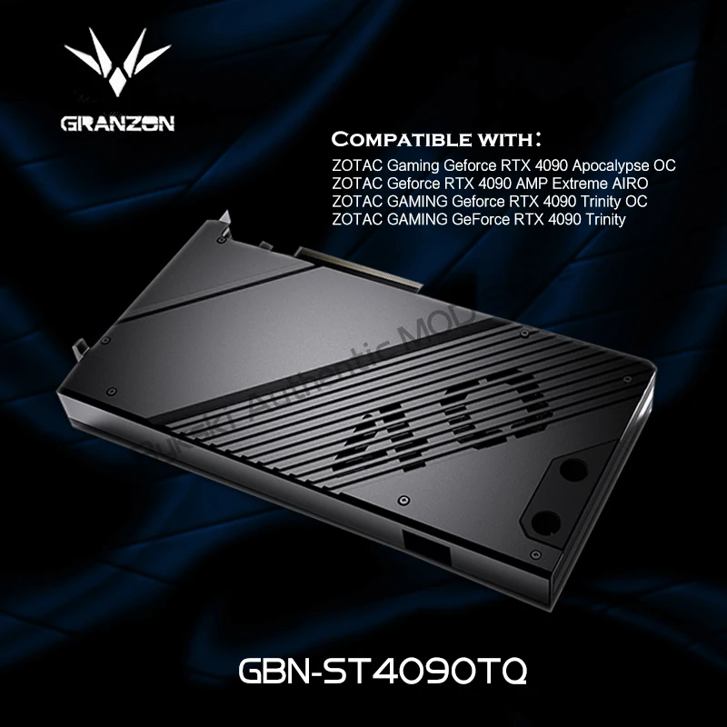 Granzon Gpu Water Block Per Zotac Gaming Rtx 4090 Amp/ Trinity Oc /Apocalypse Video Card, Radiatore Di Raffreddamento Cooler Gbn-St4090Tq