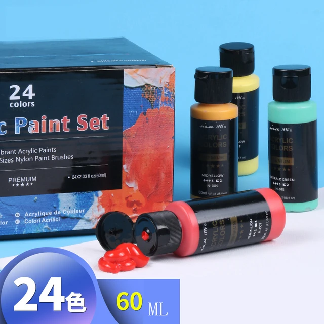 Pinturas Acrílicas para Manualidades y Uso Profesional, Colores, 75ML -  AliExpress