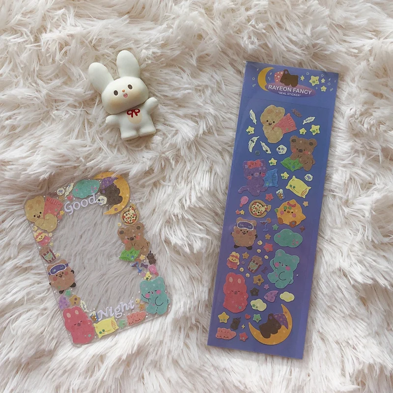 6Pcs/Pack Cartoon Fantasy Wonderful House Series Decorative Stickers Cartoon Sticker DIY Cute Kpop Korean Stationery Supplies